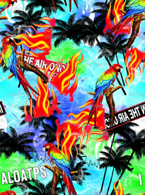 潮流男装印花 高清分层