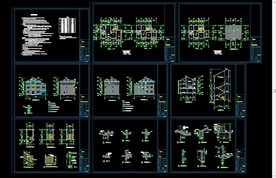 农村别墅建筑图