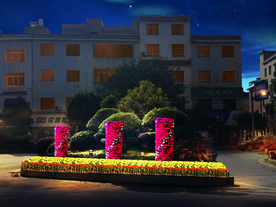 花坛摆花设计效果图