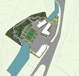 单位景观改造设计平面图