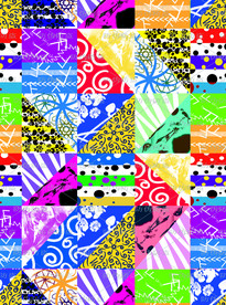 潮流印花 高清分层原图