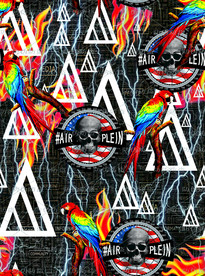 潮流印花 高清分层原图