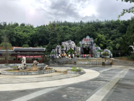 景区入口假山效果图设计