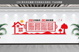 村规民约标语文化墙