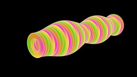 卡通立体图形元素3D抽象动态背