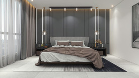 岩板瓷砖空间效果图 石灰岩