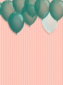 卡通热气球背景墙