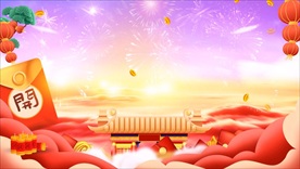 2021高端唯美新年视频背景