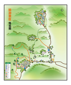 乡村旅游景区平面规划图