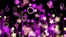 可爱儿童圆圈星星舞台背景