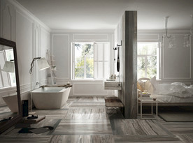 岩板瓷砖空间效果图 蓝金沙