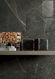 岩板瓷砖空间效果图 经典