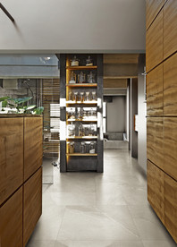 岩板瓷砖空间效果图 自然云影