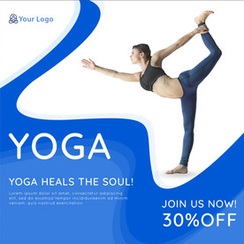 瑜伽海报图片