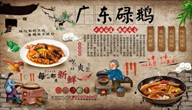 广东碌鹅背景墙