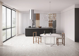 仿古砖瓷砖空间效果图