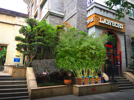 特色竹子景观设计效果图