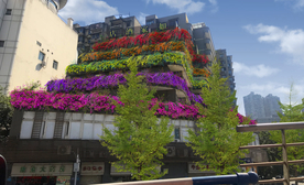 酒店花境景观设计