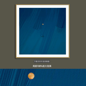 抽象油画装饰画轻奢手绘极简画