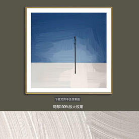 抽象油画装饰画轻奢手绘极简画