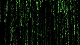 黑客编程代码数据流视频素材