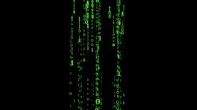 计算机二进制代码数据流视频素材