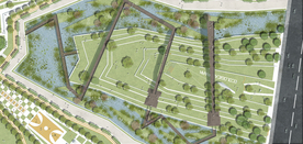 竞赛风格景观设计平面图