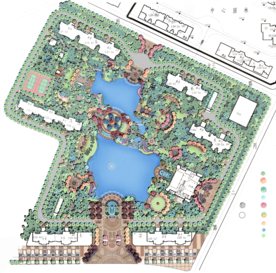 小区景观设计平面图