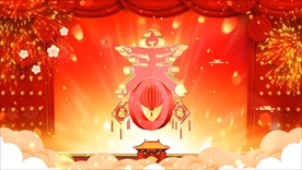 大气新年视频背景素材