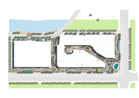 商业广场景观规划设计平面图