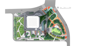 企业广场景观规划设计平面图