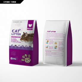 猫砂包装 外贸宠物用品