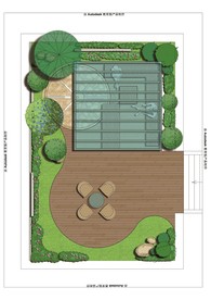 别墅庭院景观设计平面图