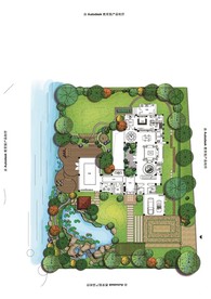 别墅庭院景观设计平面图