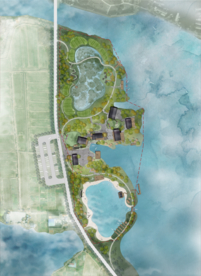 滨水公园景观规划设计平面图