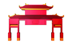 拱形门 拱门 门楼