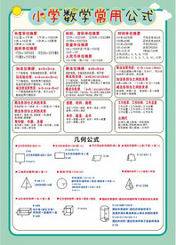 小学常用数学公式大全