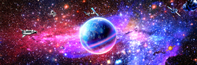 紫色星空