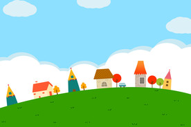 幼儿园卡通背景图