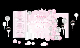 粉色ins公主风粉银色系