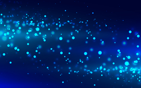 蓝色科技粒子背景