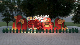 2021牛年春节美陈商场DP