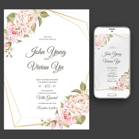 婚礼邀请函图片