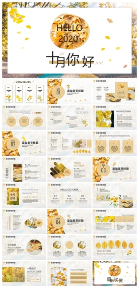 节日活动宣传PPT