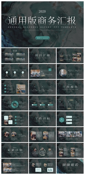 商务会议汇报项目介绍PPT