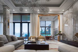 岩板瓷砖空间效果图