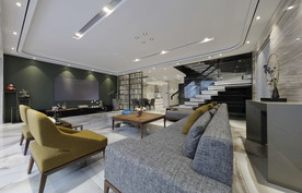 岩板瓷砖空间效果图