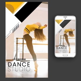 现代舞培训招生海报图片