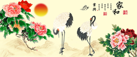 仙鹤图