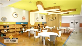 幼儿园区角SU模型